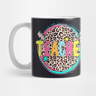 Leopard Teacher First Day of School Teacher Mug